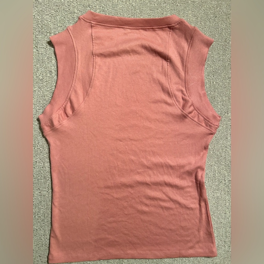 Sonoma Stretch Rib Shell Tank Top - Picture 6 of 10